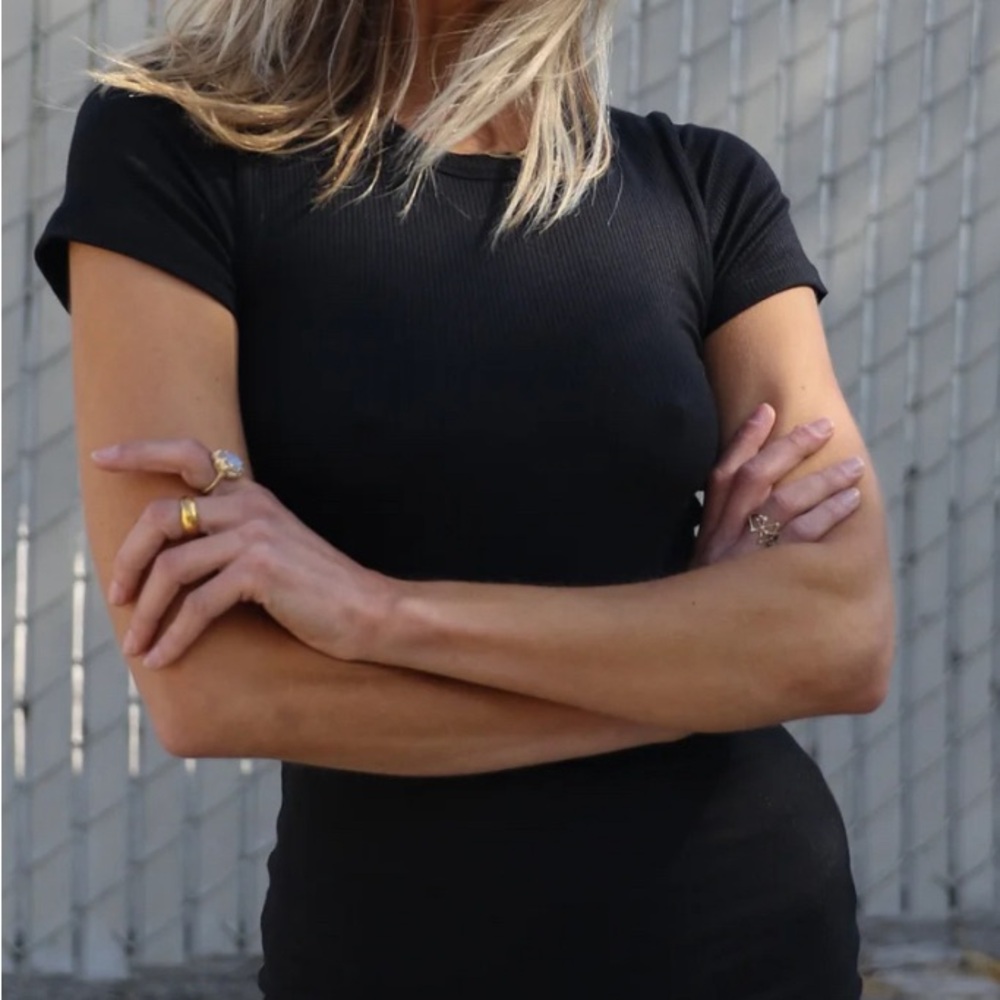 Joe & Elle Black Short Sleeve Dress